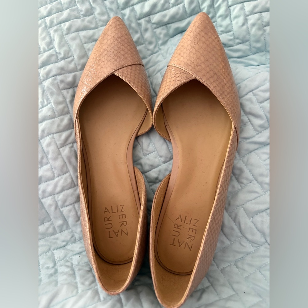 Naturalizer Kristin Women’s Tan Leather Flats